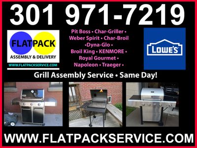 BBQ Gas Grill Assembly